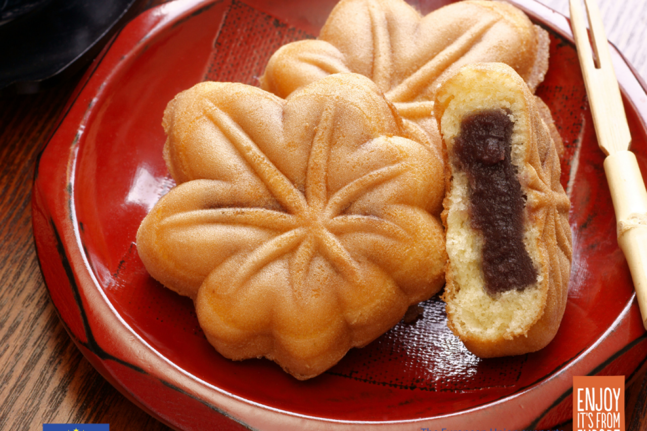 Kuri Manju with European Corinthian Black Raisins